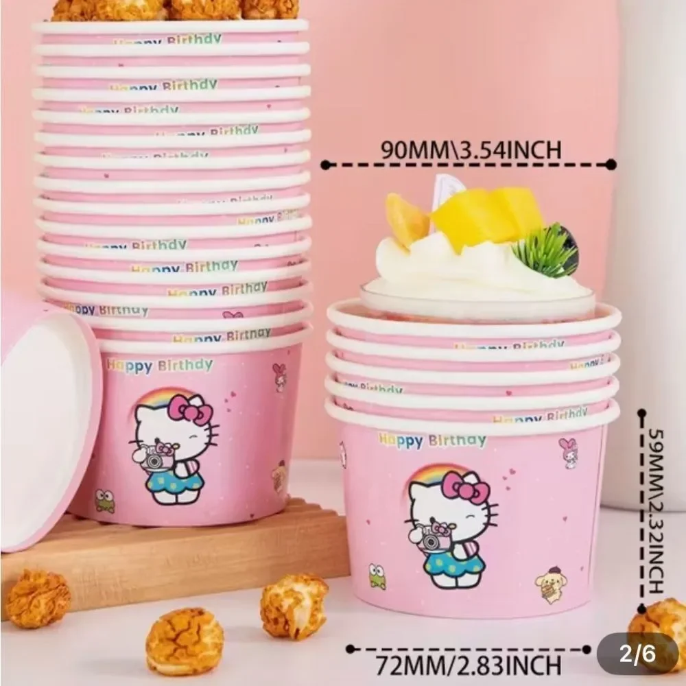 Hello Kitty Pink Birthday Cups